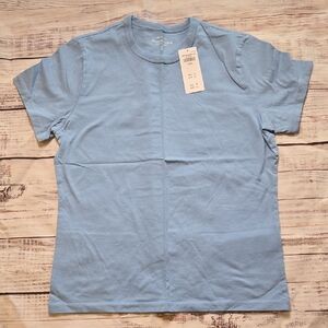 BN Abercrombie & Fitch Sky Blue Skimming Tee SZ XS